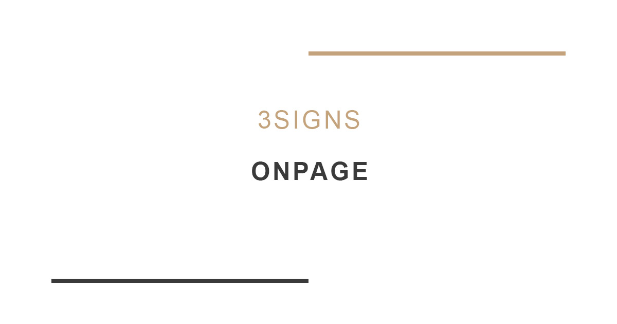 SEO – Onpage